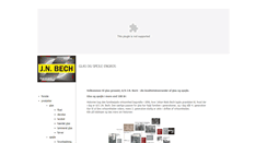 Desktop Screenshot of bech-glas.dk