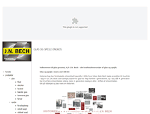 Tablet Screenshot of bech-glas.dk